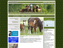 Tablet Screenshot of hevosjalostusliitot.fi